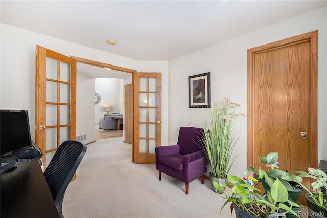 1325 Kingsfield St, Castle Rock, CO 80104 - office space featuring french doors and light colored carpet