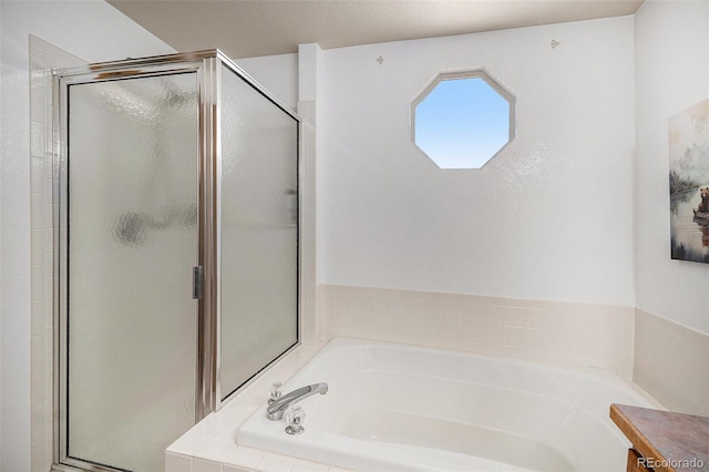 1325 Kingsfield St, Castle Rock, CO 80104 - full bathroom featuring a stall shower and a bath