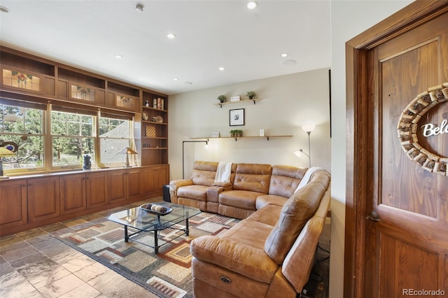 221 Columbine Pl, Woodland Park, CO 80863 - living room with recessed lighting