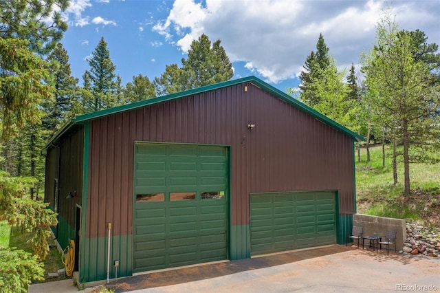 221 Columbine Pl, Woodland Park, CO 80863 - view of detached garage