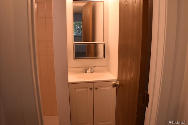 4585 Gatewood Dr, Colorado Springs, CO 80916 - full bathroom with vanity and a shower
