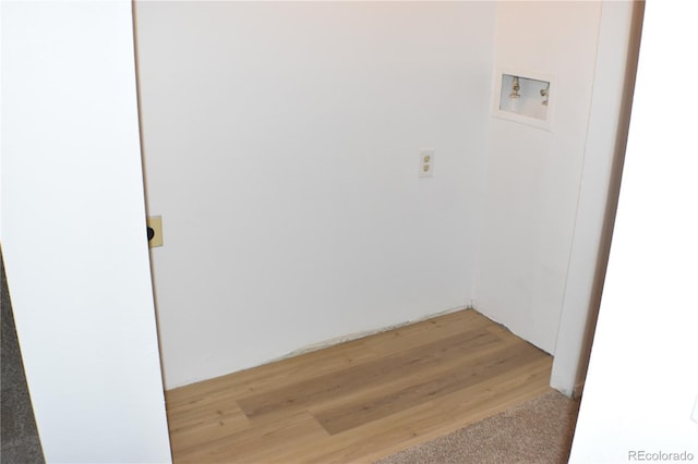 4585 Gatewood Dr, Colorado Springs, CO 80916 - laundry room with light wood finished floors