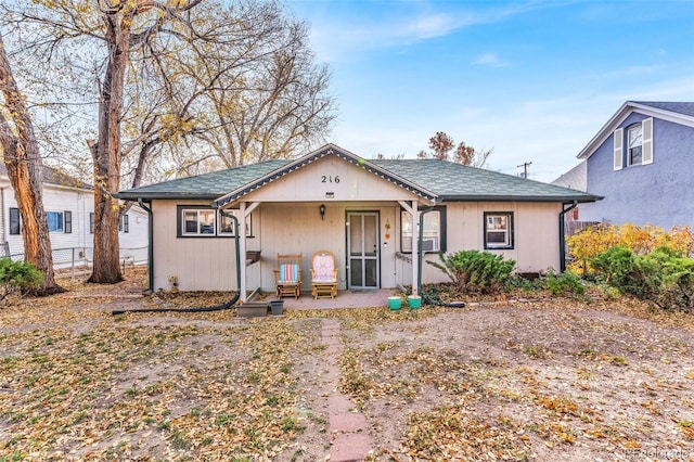 view of bungalow-style home