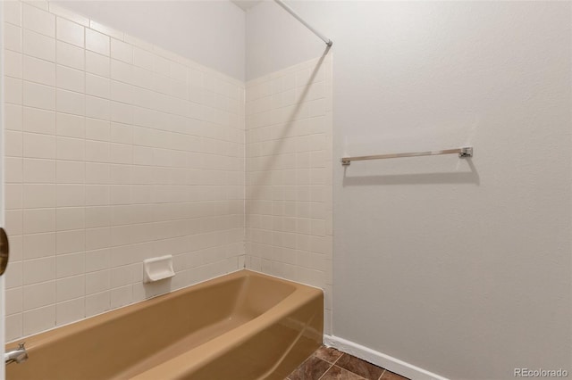 bathroom featuring bathtub / shower combination