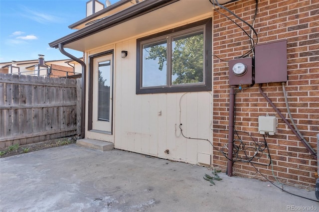 exterior space with a patio