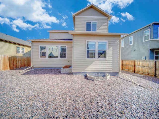 rear view of property with a patio