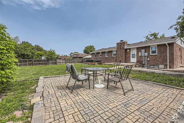 10633 E 6th Pl, Aurora, CO 80010 - view of patio with outdoor dining space