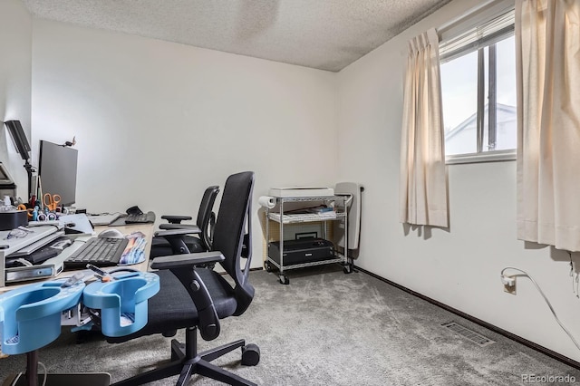 6314 S Johnson St, Littleton, CO 80123 - carpeted office featuring a textured ceiling and baseboards