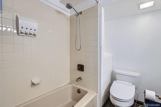 6314 S Johnson St, Littleton, CO 80123 - bathroom with shower / tub combination and toilet
