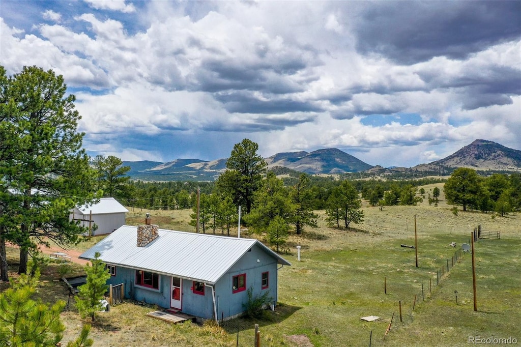 949 Doe Valley Rd, Guffey, CO 80820 - view of mountain background