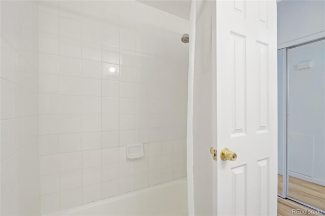bathroom featuring tub / shower combination