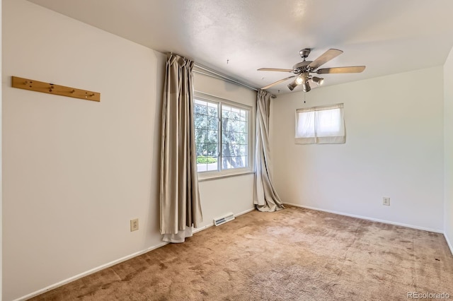 912 S Kingston St, Aurora, CO 80012 - spare room with carpet flooring, ceiling fan, and baseboards