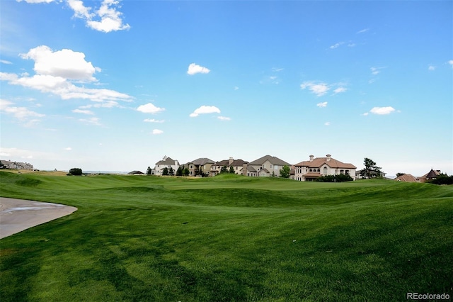 8114 Briar Ridge Dr, Castle Pines, CO 80108 - surrounding community featuring a residential view, a lawn, and golf course view