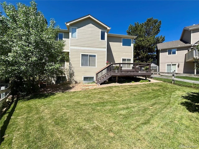 8114 Briar Ridge Dr, Castle Pines, CO 80108 - back of house with a deck