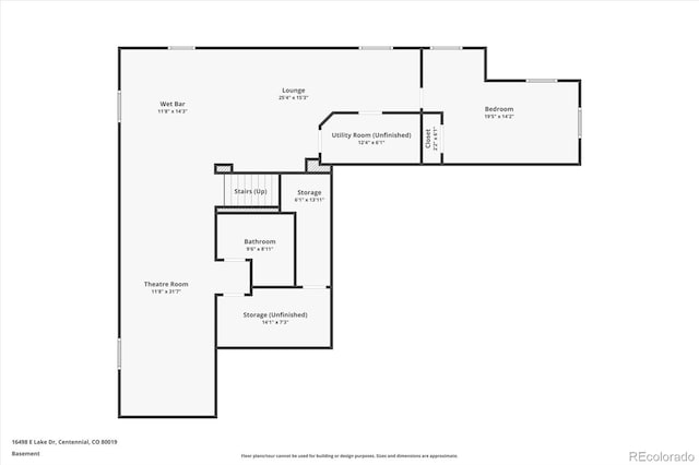 16498 E Lake Dr, Centennial, CO 80016 - view of property floor plan