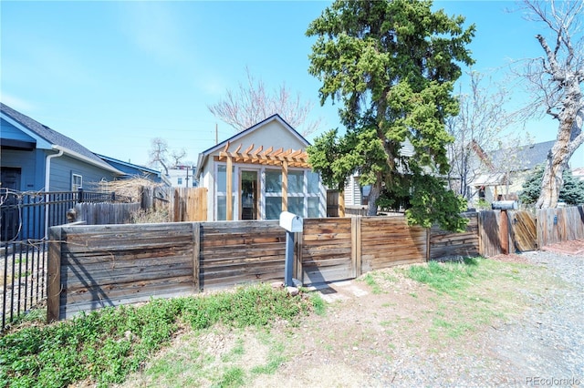 3735 Inca St, Denver, CO 80211 - view of front of home with a fenced backyard
