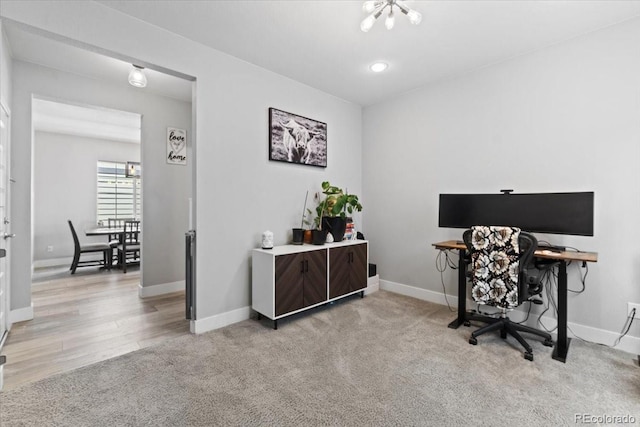 3344 Evening Pl, Castle Rock, CO 80109 - office space featuring light colored carpet and baseboards