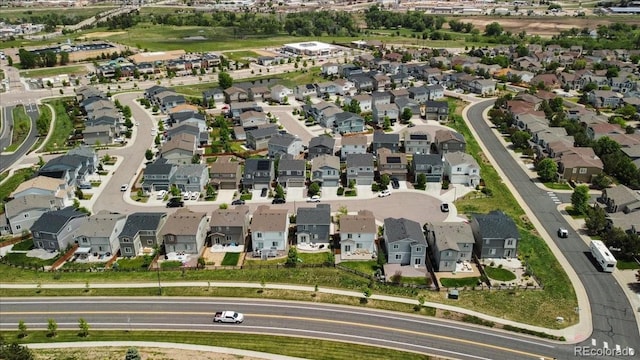 3344 Evening Pl, Castle Rock, CO 80109 - aerial overview of property's location featuring nearby suburban area