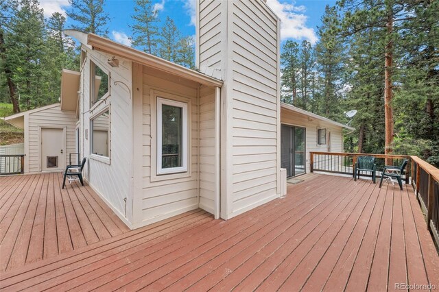 649 Cottonwood Dr, Evergreen, CO 80439 - view of deck