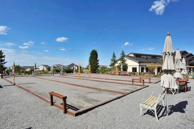 7852 S Addison Way, Aurora, CO 80016 - view of community featuring a bocce ball area and a residential view