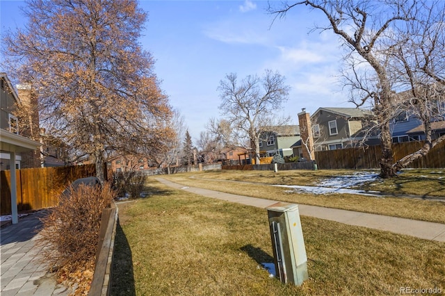 view of road featuring a residential view and sidewalks