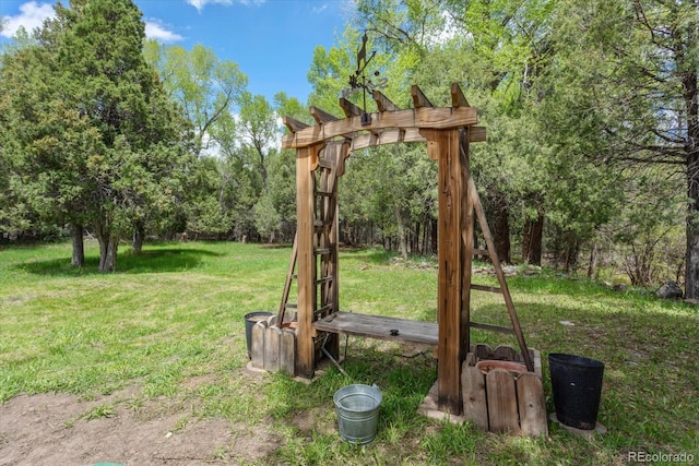 1638 County Road 46, Howard, CO 81233 - view of green lawn