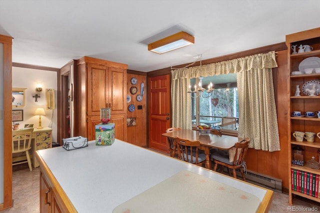 1638 County Road 46, Howard, CO 81233 - dining area with a chandelier