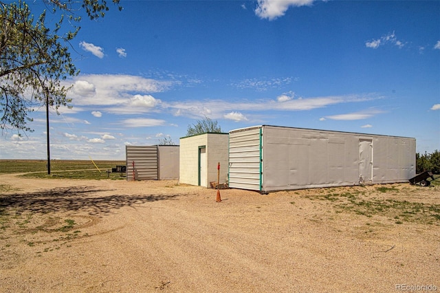 view of outdoor structure