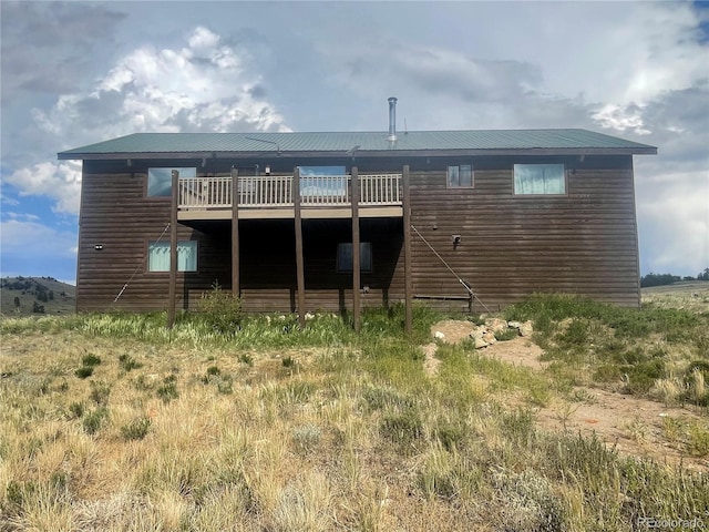 view of rear view of property