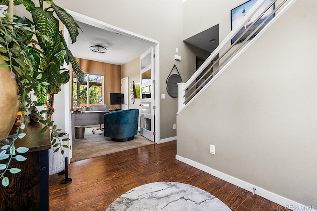 14110 Pastel Ln, Parker, CO 80134 - foyer featuring wood finished floors and baseboards