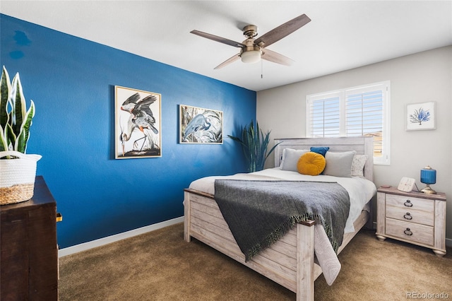 14110 Pastel Ln, Parker, CO 80134 - bedroom with carpet flooring and a ceiling fan