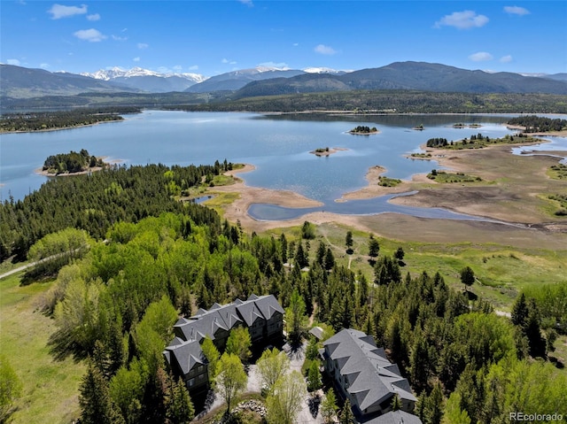 1508 Berino Ct Unit C, Frisco, CO 80443 - aerial view of a water and mountain view and a forest