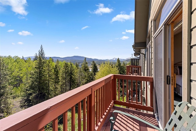 1508 Berino Ct Unit C, Frisco, CO 80443 - balcony with a mountain view