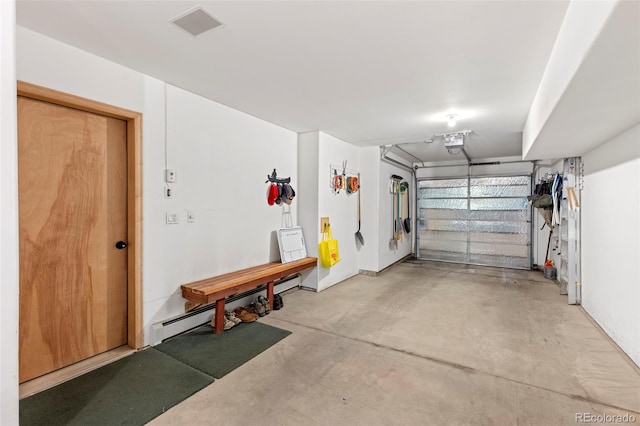 1508 Berino Ct Unit C, Frisco, CO 80443 - garage with a baseboard radiator and a garage door opener