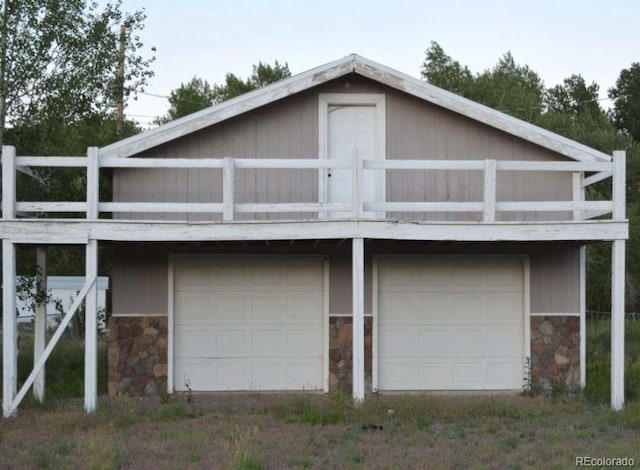 view of back of property