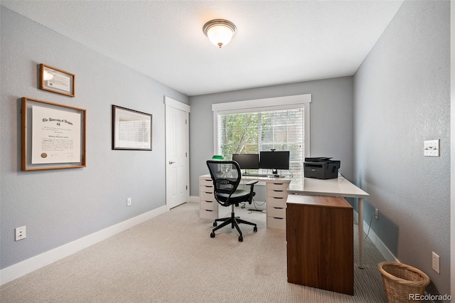 2746 Geneva St, Denver, CO 80238 - office area featuring baseboards and carpet
