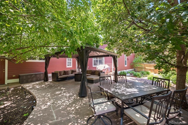 2746 Geneva St, Denver, CO 80238 - view of patio / terrace featuring an outdoor living space and outdoor dining area