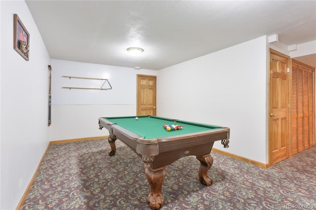 19249 E Progress Ave, Centennial, CO 80015 - recreation room featuring pool table and carpet floors