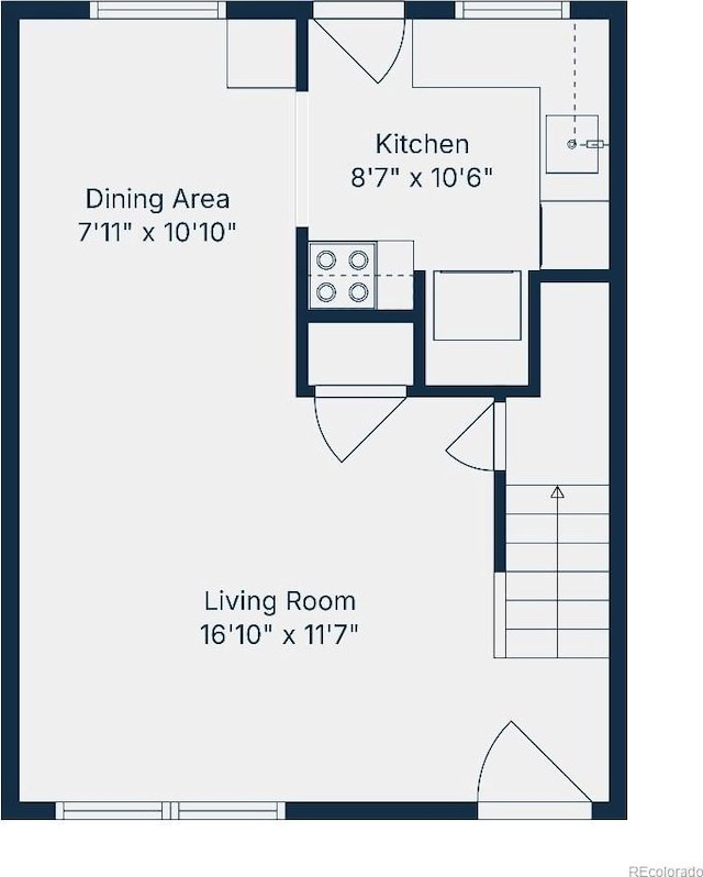2856 Jasmine St, Denver, CO 80207 - floor plan / room layout