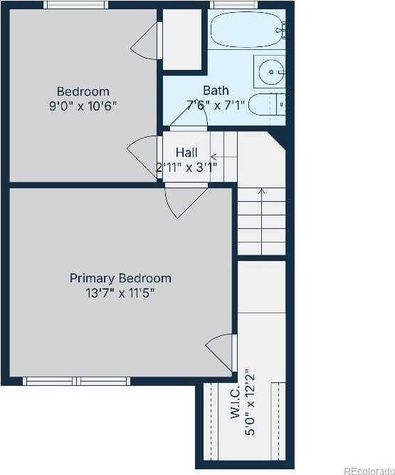 2856 Jasmine St, Denver, CO 80207 - floor plan / room layout