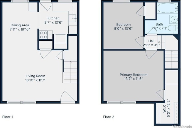 2856 Jasmine St, Denver, CO 80207 - floor plan / room layout