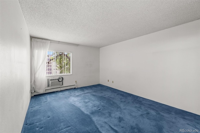 13890 E Marina Dr Unit 304, Aurora, CO 80014 - carpeted empty room featuring a textured ceiling and a baseboard heating unit