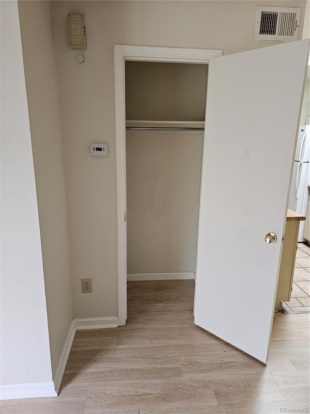 view of closet