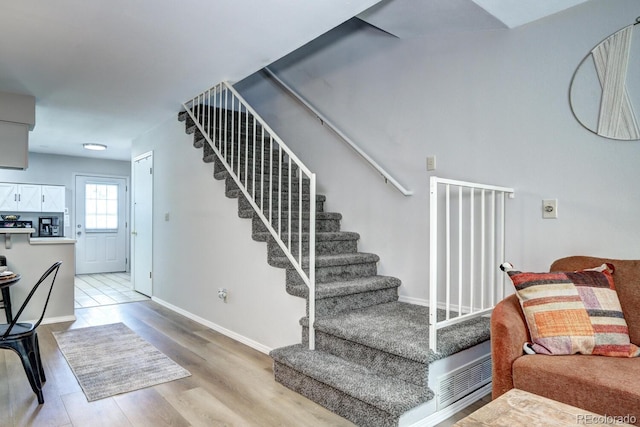 19804 Summerset Ln, Parker, CO 80138 - stairway with wood finished floors