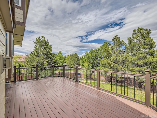 9412 La Quinta Way, Lone Tree, CO 80124 - view of wooden deck