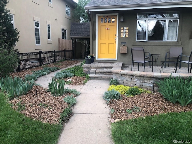 view of property entrance