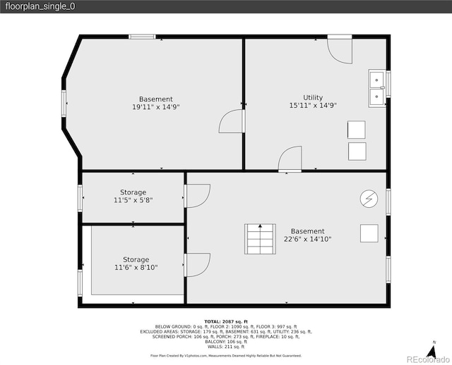7011 Grandview Ave, Arvada, CO 80002 - view of property floor plan