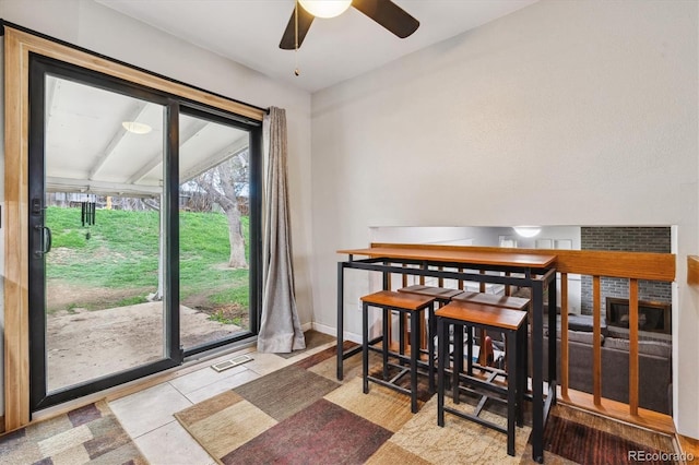 16533 E Baker Pl, Aurora, CO 80013 - dining space featuring ceiling fan