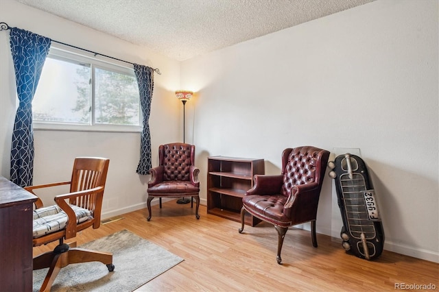 16533 E Baker Pl, Aurora, CO 80013 - office with wood finished floors and a textured ceiling