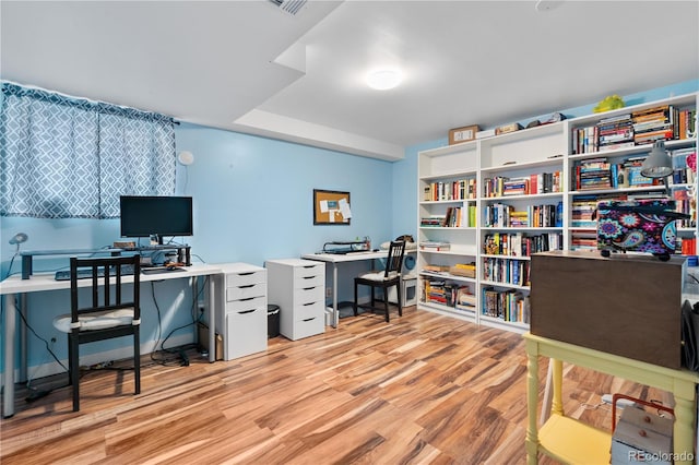 6776 S Independence St, Littleton, CO 80128 - office featuring wood finished floors